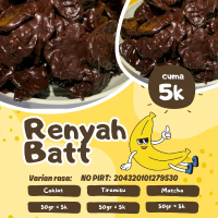 Cemilan Kripik pisang kepok original,coklat lumer,kemasan standing pouch