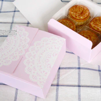 cake candy gift box,Pink fancy moon gift boxes, Magnetic closure gift packing box,Wedding cake box