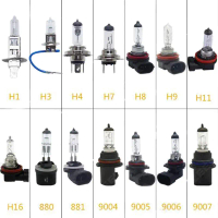 หลอดไฟฮาโลเจน, สดใส, 9005 และ 9006, สำหรับไฟหน้ารถยนต์, หลอดไฟ H1, H3, H4, H7, H11, HB3, ไฟตัดหมอก