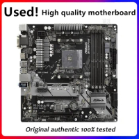 For ASRock B450M Pro4 Motherboard Socket AM4 DDR4 For AMD B450M B450 Original Desktop Mainboard Used Mainboard