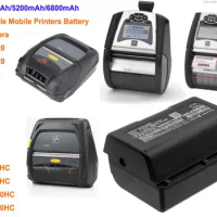 OrangeYu 4400mAh/5200mAh/6800mAh Battery for Zebra QLN220,QLN320,ZQ510,ZQ520,ZQ500,ZR628,ZR638,ZQ610,ZQ521,QLn220HC,ZQ620HC