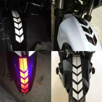 Motorcycle sticker Arrow stripe sticker Fender Sticker Universal waterproof and oil resistant reflective tape decal