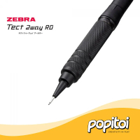 ZEBRA Tect 2Way RO 0.5 mm Metal Knurled Grip Automatic Shake Mechanical Pencil P-MA141 0.5 mm Pensil