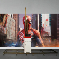 Maxwave Smart Wall Painting Tools Vertical Inkjet Wall Printer Home Room Decoration Modern Waterproof Wallpaper Printer