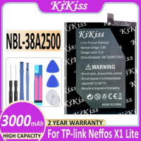 KiKiss Battery NBL-38A2500 3000mAh for TP-link Neffos X1 Lite X1Lite TP904A TP904C Bateria