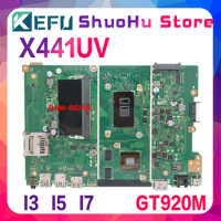 KEFU Notebook X441U Mainboard For ASUS X441UV F441U A441U X441UVK X441UB Laptop Motherboard 4405U I3 I5 I7 RAM-4GB/8GB 920MX