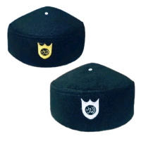 20pcs peci uje logo kodian size  5-9 peci songkok peci pria dewasa peci putih songkok hitam muslim p