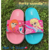 🌟Party Animals🌟冰雪奇緣 艾莎 安娜 Anna Elsa 軟Q 舒適 輕量拖鞋 卡通拖鞋 防水止滑