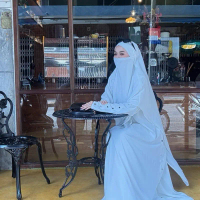 ชุดเซตอาบาย่าผ้าคลุม รุ่น Aicha