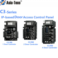 ZKTeco C3-100/200/400 TCP IP Wiegand 26 Door Access Control Panel Board for security solutions access control System 30000Users
