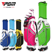 PGM golf bag boys and girls youth aviation bag telescopic ball bag cap with pulley