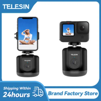 TELESIN Auto Face Tracking Gimbal Stabilizer Smart Shooting Holder 360° Rotary Gimbal For GoPro Osmo Action Vlog Video Recording