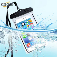 KISSCASE Waterproof Case For Samsung Galaxy S8 S9 S10 Plus A50 A7 2018 Luminous Underwater Water Proof Case For Mobile Phone Bag