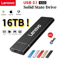 NEW Lenovo 256TB External Hard Drive 2TB Portable External SSD Hard Disks High-Speed Drive External Solid State Hard Drive