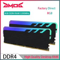 GMOG Memory RGB RAM DDR4 8GBx2 3200MHz DIMM Desktop Memory RAM PC4-25600 1.2V Memoriam RAM DDR4 RGB