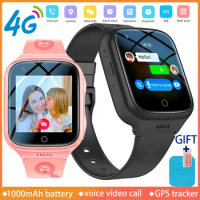 Xiaomi Mijia Kids Smartwatch Video Call SOS GPS Tracker Remote Monitor 1000mAh Calculator Baby Smart Watch Phone for Children