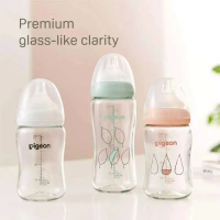 Pigeon Softouch Botol T-Ester Wide Neck - PP Wideneck 300ml, 250ml & 150ml/Pigeon Botol T-Ester Stre