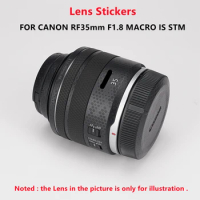 for Canon 35 F1.8 Lens Sticker RF35 F1.8 Decal Skin Wrap Cover Film for Canon RF35mm F1.8 MACRO IS STM Lens Sticker Cover Film