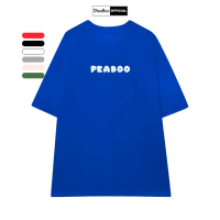 Áo Thun Nữ, Áo Phông Unisex By PEABOO Mã TN No 01 Chất Cotton Thoáng Mát Form Rộng Tay Lỡ Cho Nam Nữ