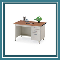 『商款熱銷款』【辦公家具】UD-127H 櫸木紋 U型電腦桌 辦公桌 書桌 桌子