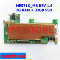 USED 32G SSD for ASUS FOR Google Nexus 7 ME571K K008 tablet motherboard mainboard ME571K_MB REV 1.4 2G RAM free shipping