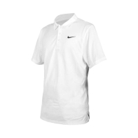 NIKE 男短袖POLO衫-運動 休閒 上衣 高爾夫 網球 DRI-FIT APS080-100 白黑