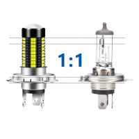 Lampu hadapan motosikal LED H4 P15D H6 BA20D dengan kanta kecerahan tinggi