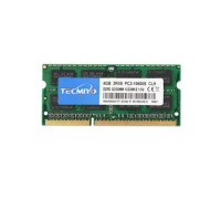 TECMIYO 4GB 1333 MHz SODIMM Laptop Memory RAM DDR3 1.5V PC3-10600S Non-ECC - Green
