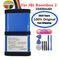 2024 Years 10400mAh Original Player Speaker Battery for JBL Boombox 2 Boombox2 Wireless Bluetooth Audio Battery Bateria + Tools