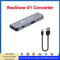 ReaSnow D1 Converter PS5 Controller PS5 Adapter for PS5 Game Console / PS5 Gamepad / PS5 DualSense Controller / Mouse / Keyboard