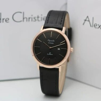 Jam Tangan Alexandre Christie AC8599 AC 8599 Original Bergaransi Resmi 1 Tahun Pria Rosegold Black