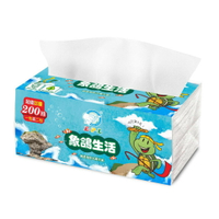 (箱出免運)象鴿生活超柔抽取式衛生紙 10包*7串/箱( 200抽/包)