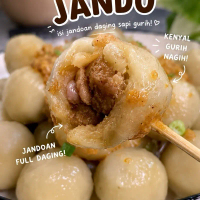 Cilok Jando Isi Daging Sapi Gurih Kenyal Full Daging Nagih