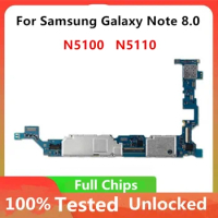 Eu Version For Samsung Galaxy Note 8.0 N5100 N5110 WiFi &amp; 3G Motherboard 100% Unlocked logic Mainbaords Circuits Plate