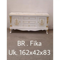 Buvet Modern / Bufet Rata Type Fika Motif Marmer