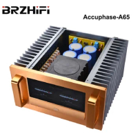 BRZHIFI Classic Audio A65 Class A Power Amplifier Reference Accuphase-A65 Circuit Stereo HiFi Sound Amp for Speakers