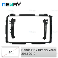 Car Radio Frame Plastic Panel For Honda Hr-V Hrv Xrv Vezel 2013-2019 Android GPS Multimedia Video Player Navigation Plate frame