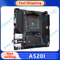 A520I AC AMD A520 AMD AM4 2xDDR4 DIMM 64 GB PCI-E3.0 SATA3 1xM.2 USB3.2 HDMI DP Mini-ITX motherboard