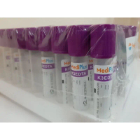 ขายดี สินค้าขายดี  K3 EDTA 3.0 ML 100 หลอด/แพค ยี่ห้อ MEDIPLUS