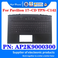 New AP2K9000300 For HP Pavilion Gaming 17 17-cd0000 17-CD TPN-C142 Laptop US Palmrest Upper Cover Case Backlit keyboard Silver