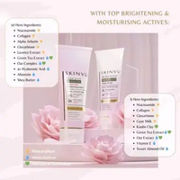 SKINVU Whitening Bodycare Set | Body Scrub Lulur Pemutih & Lotion Booster Mencerahkan Kulit Glowing 