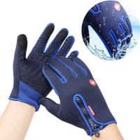 Winter Motorcycle Gloves Waterproof Touch For yamaha aerox 50 raptor 700 farol fz6s r6 2008 ybr 125 parts Motos Heated Gloves