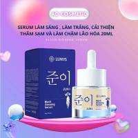 [COMBO 2] Serum Dưỡng Trắng Trẻ Hóa Da Black Ginseng Serum JUNI 20ml Mờ Thâm Nám, Trắng Sáng, Chống 