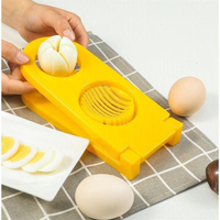 不銹鋼多功能二合一切蛋器廚房切雞蛋皮蛋松花蛋花式切片