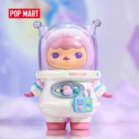 Popmart Pucky Space Cat Astronaut 13cm Pvc Kawaii Action Anime Mystery Figure Toys and Hobbies Cute Collection Model Kids Gifts