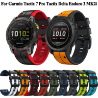 Silicone Strap For Garmin Descent mk2i mk2 Smartwatch Band Tactix 7 Pro Delta Enduro 2 D2 Delta PX Bracelet Accessories Correa