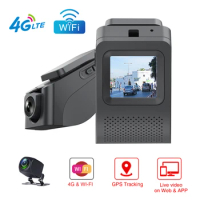 Camlive K19 Full HD 1080P 4G WiFi Car DVR Dashboard Camera GPS Logger Dashcam with Rearview Camera