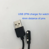 2020 Smart Watch Wristband 4mm charger charging cable 2pin chargers for Zeblaze NEO VIBE 5 VIBE 5 PRO smart band bracelet