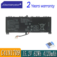JC C41N1709 Laptop Battery For Asus ROG Strix SCAR Edition GL503VS DH74 NV3512 HM328T EI016T EI033T EI049T EI068T EI081T EI092T