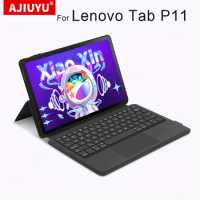 Case For Lenovo Tab P11 2022 10.6" Cover XiaoXin Pad TB128FU 10.6 Inch Tablet Case TouchPad Bluetooth Keyboard Cases Shell Funda
